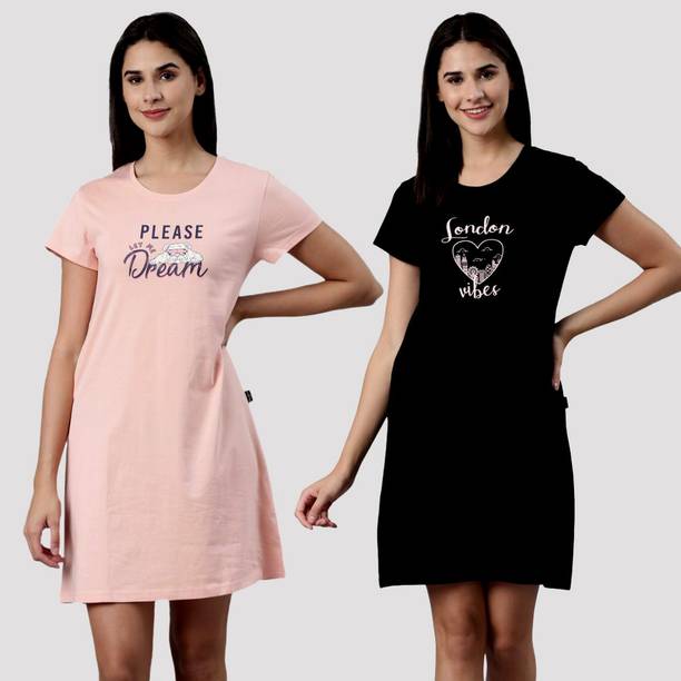 Pack of 2 Women Nightshirts
