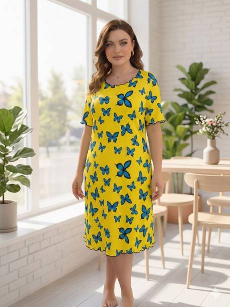 CLOTHUS Women Nightdress