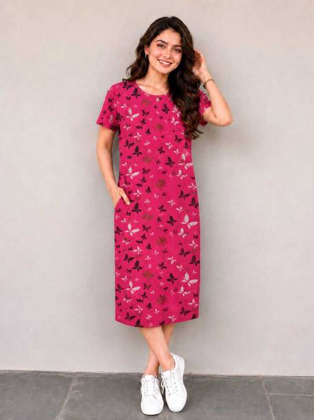 MESSUS Women Maternity/Nursing Nighty