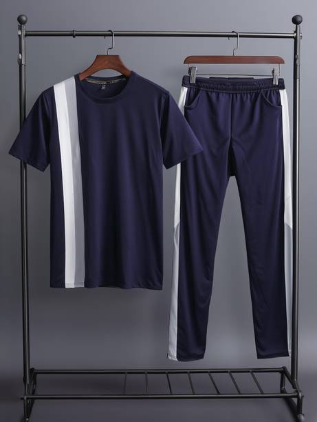 Bajrangfab Men Self Design Blue Night Suit Set
