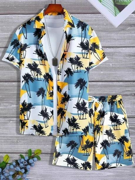 Mumin Men Printed Night Suit Set - Multicolor