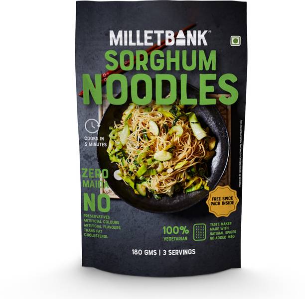 Millet Bank Sorghum Hakka Noodles Vegetarian