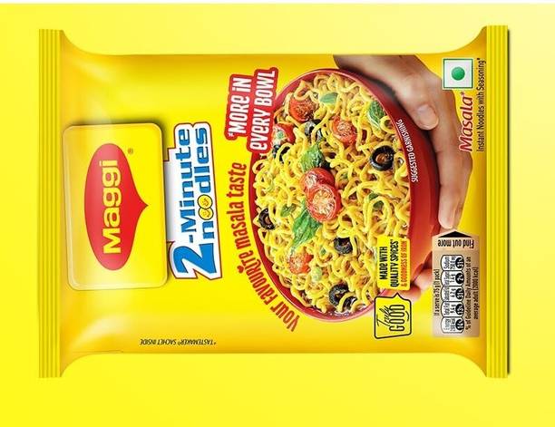 Maggi Pack of 1 Quick Cooking Masala Instant Noodles with Rich Taste Instant Noodles