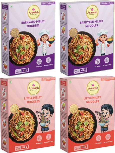 ARAWISH PACK OF (BARNYARD + LITTLE MILLET) Hakka Noodles