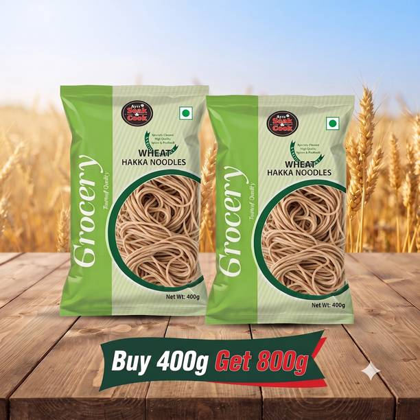 Ayus Soak & cook Wheat Flour Noodle Buy 400g Get 400g Hakka Noodles