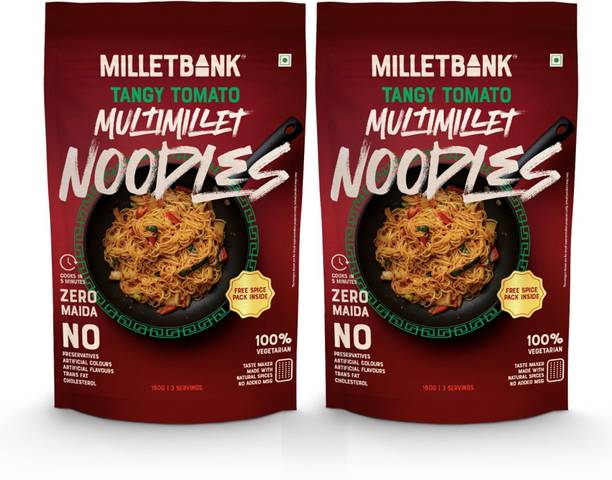 Millet Bank Multi Millet Tangy Tomato Hakka Noodles Vegetarian