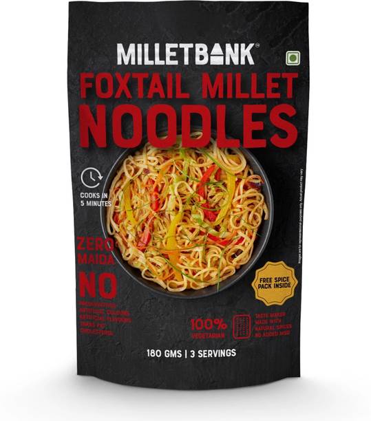 Millet Bank Foxtail Millet Hakka Noodles Vegetarian