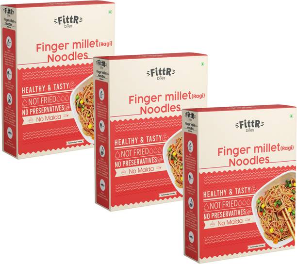 fittr Finger Millets (Ragi) Noodles | No Maida | Not Fried | Healthy Noodles Instant Noodles Vegetarian