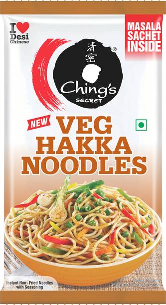 Ching's Secret Hakka Noodles with Masala, Complete Hakka Noodle Kit (Serves 2), Hakka Noodles Vegetarian