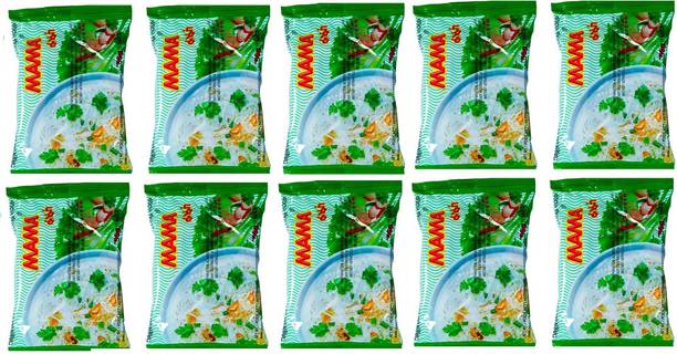MAMY MAMA ,Gluten Free Vegetarian Rice Vermicelli Clear Soup 55g Pack of 10 Instant Noodles