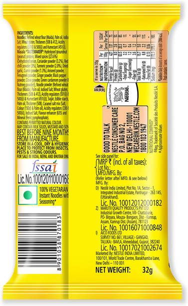 Maggi Pack of 1 Instant Masala Noodles with Premium Taste Experience Instant Noodles