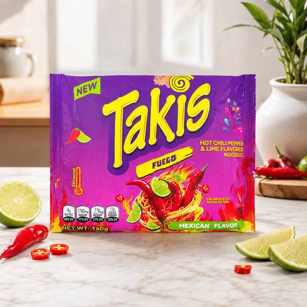 Takis Fuego Hot Chili Pepper Lime Mexican Flavor Instant Noodles