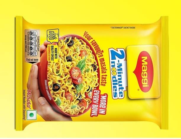 Maggi Pack of 1 Premium Masala Noodles for Quick and Easy Cooking Instant Noodles