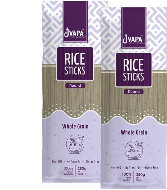 Jvapa Rice Sticks | Whole Grain Mix | Round | 1.2 mm Rice Noodles Vegetarian