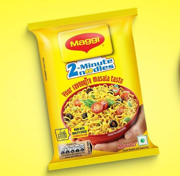 Maggi Pack of 18 Tasty Masala Noodles with Flavorful Spice Mix for Snack Time Instant Noodles