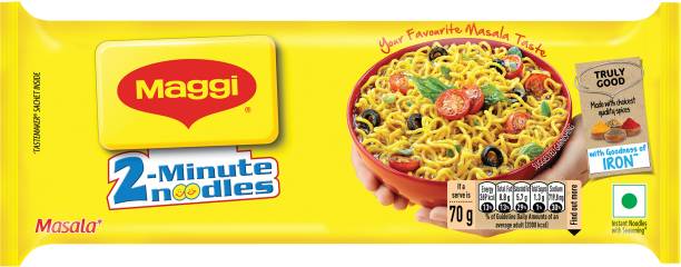 Maggi 2-Minute Masala Noodles, Easy to Make Instant Noodles Vegetarian