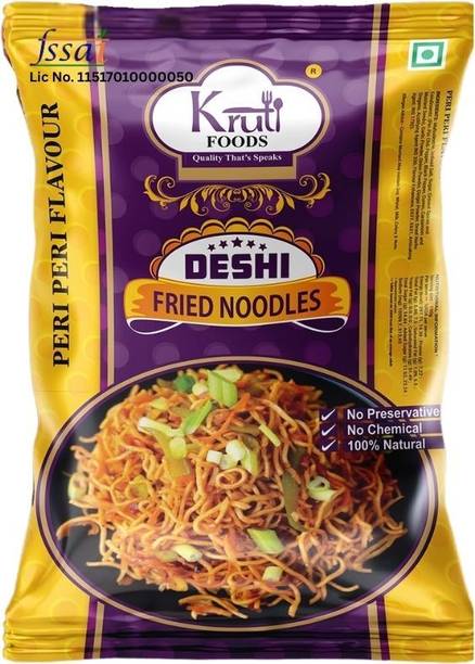 Krutifoods KrutiFoods Deshi Peri Peri Fried Noodles Hakka Noodles Vegetarian