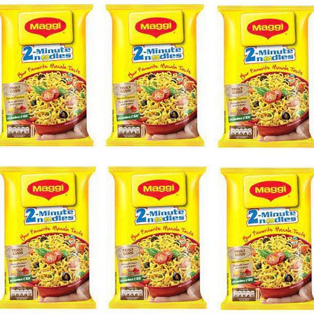 Maggi Masala Instant Noodles Vegetarian 840 GRAMS (140G*6) Instant Noodles