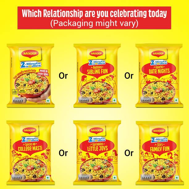 Maggi Pack of 1 Instant Masala Noodles with Rich Aroma and Taste Instant Noodles