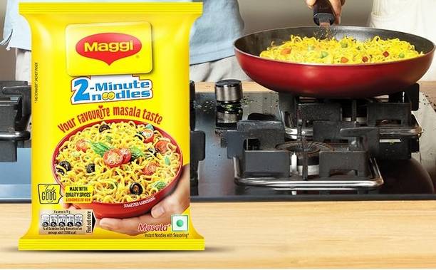 Maggi Pack of 18 Quick Cook Masala Instant Noodles with Classic Indian Masala Flavor Instant Noodles Vegetarian
