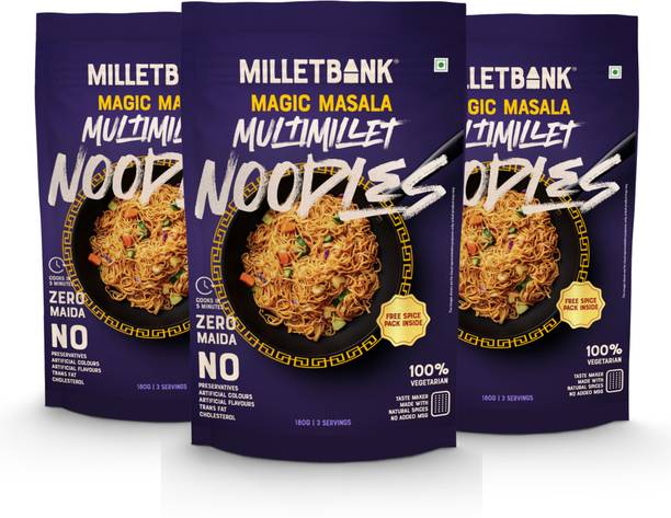 Millet Bank No Maida Multimillet Magic Masala Hakka Noodles Vegetarian