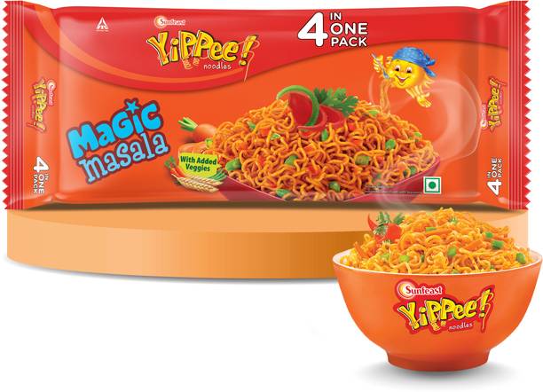 Sunfeast YiPPee! Magic Masala with Added Veggies-The Better Instant Noodles Vegetarian