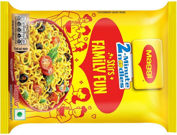 Maggi Pack of 1 Quick Fix Masala Instant Noodles for Anytime Cravings Instant Noodles