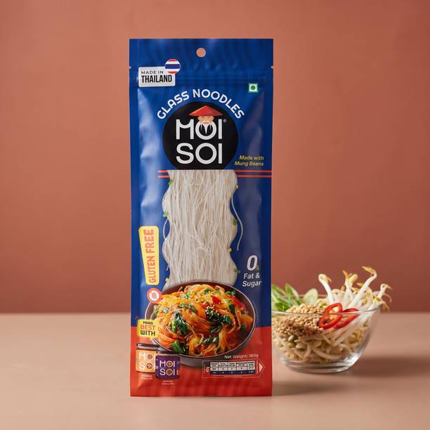 MOI SOI Thai Glass Noodles - Made with Mung Beans Hakka Noodles