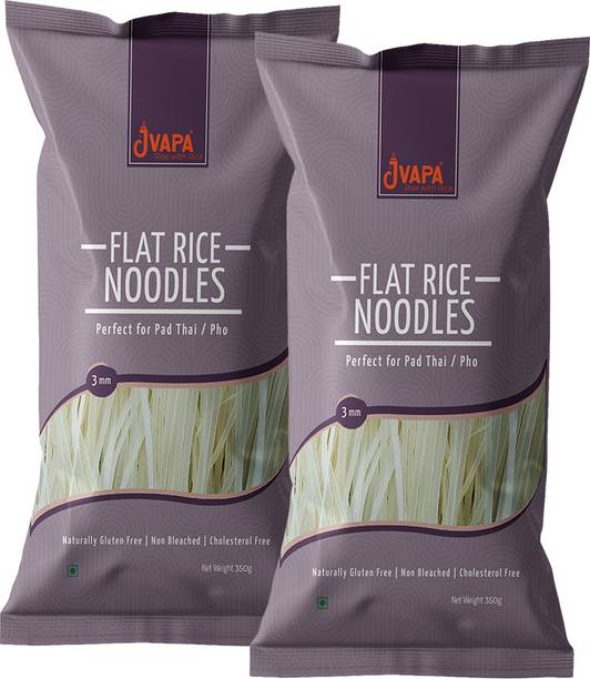 Jvapa 3mm Flat Pad Thai Rice Noodles Vegetarian