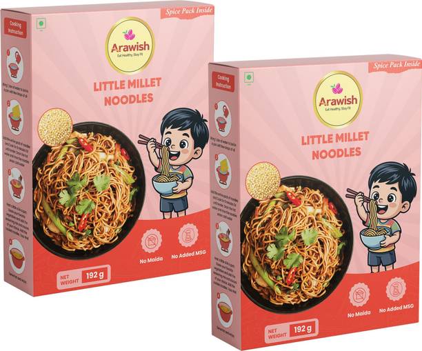 ARAWISH PACK OF 2 LITTLE MILLET NOODLES Hakka Noodles