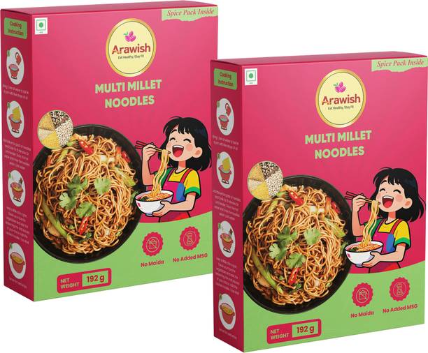 ARAWISH PACK OF 2 MULTI MILLET NOODLES Hakka Noodles