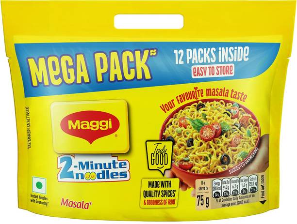 Maggi Masala Instant Noodles Vegetarian (900g) Instant Noodles Vegetarian