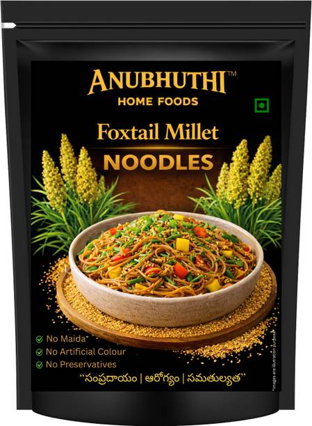 ANUBHUTHI HOME FOODS Foxtail Millet Noodles 200g Hakka Noodles Vegetarian