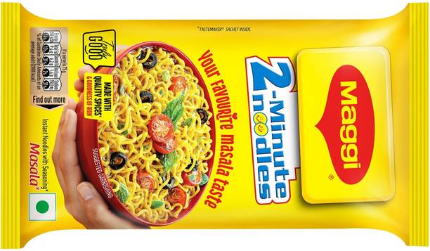 Maggi Pack of 1 Quick Snack Masala Instant Noodles for Anytime Hunger Instant Noodles
