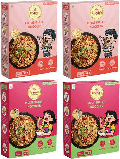 ARAWISH PACK OF 4 (LITTLE MILLET + MULTI MILLET) Hakka Noodles