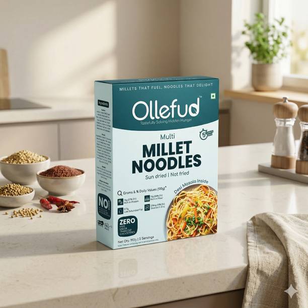 ollefud Multi Millet Noodles Hakka Noodles Vegetarian