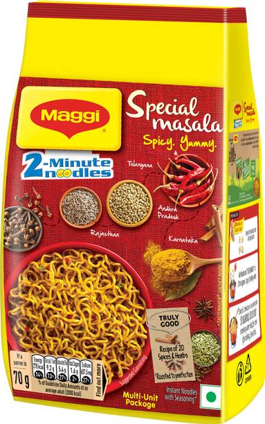 Maggi 2 Minute Special Masala Instant Noodles Vegetarian