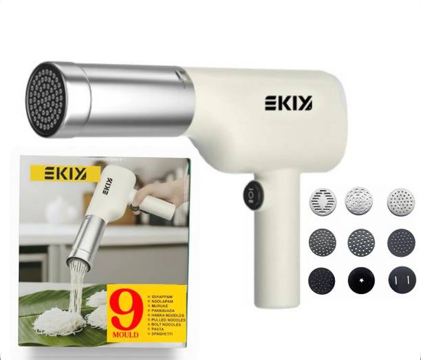 EKIY Electric Idiyappam/Noodles/Pasta Maker Machine 5 in 1 | 1500mAh Type-C Cordless Spaghetti and Pasta Maker