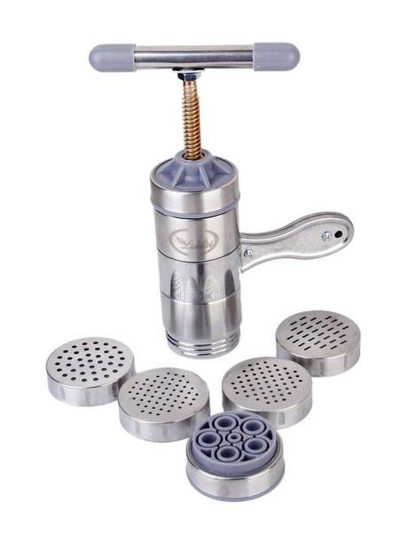 Vtake Stainless Steel Noodle Maker Press Flour Machine Spaghetti and Pasta Maker