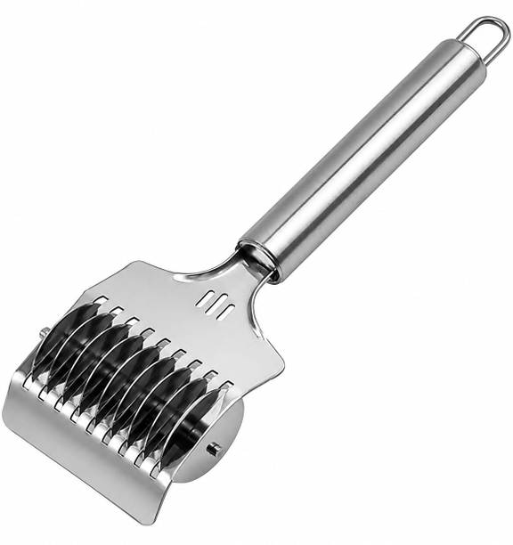 RKGonish Steel Multi Blade Noodle Cutter | Pasta Maker Roller | 5-in-1 Strip Cutter Spaghetti and Pasta Maker