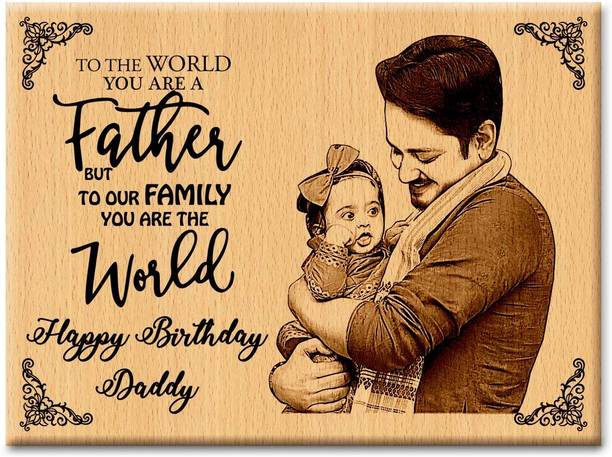 Shraddha Gift Art Engraving-Papa