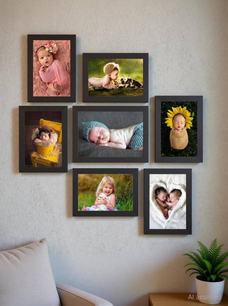 AG CRAFTS Wood Wall Photo Frame