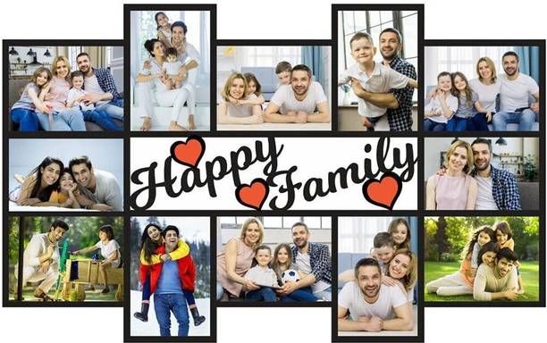 Apnagift Wood Wall Photo Frame