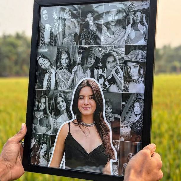 WELLCOMECRAFT Wood Wall Photo Frame