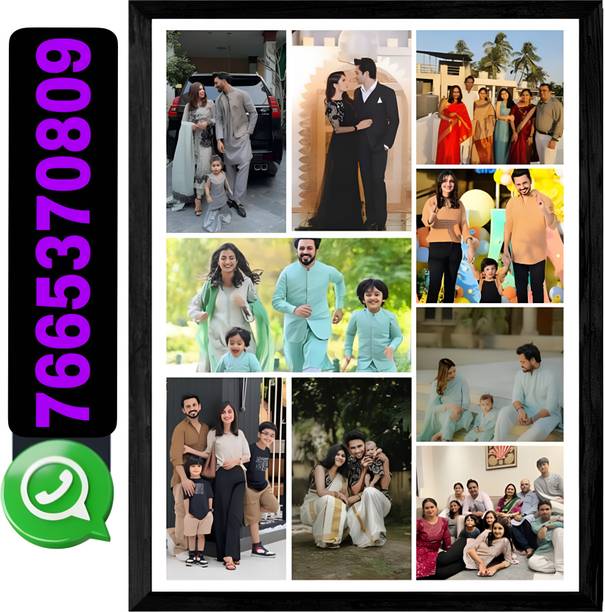 mks craft MDF Wall Photo Frame