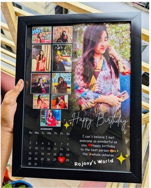 RANGRIWAAZ ENTERPRISES Wood Wall Photo Frame