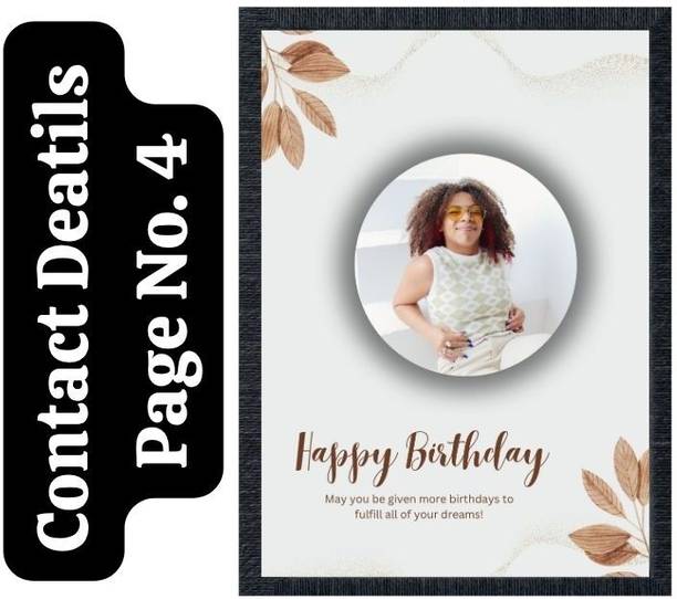 KIYANSH CRAFTS Wood Wall Photo Frame