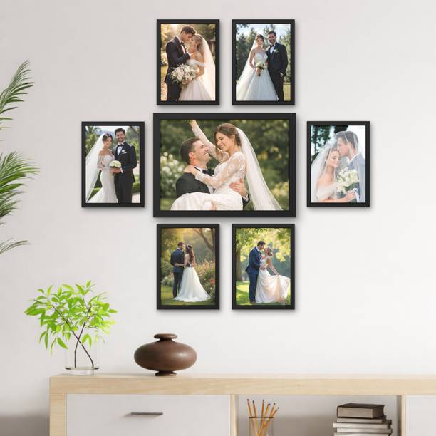 SJM ENTERPRISES Wood Wall Photo Frame