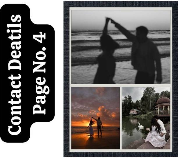KIYANSH CRAFTS Wood Wall Photo Frame