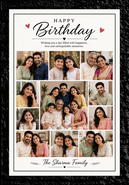 ANIRUDDH Plastic Wall Photo Frame